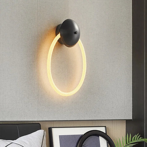 applique murale créative en silicone avec lumière douce 3000k - vue 4 sur 10