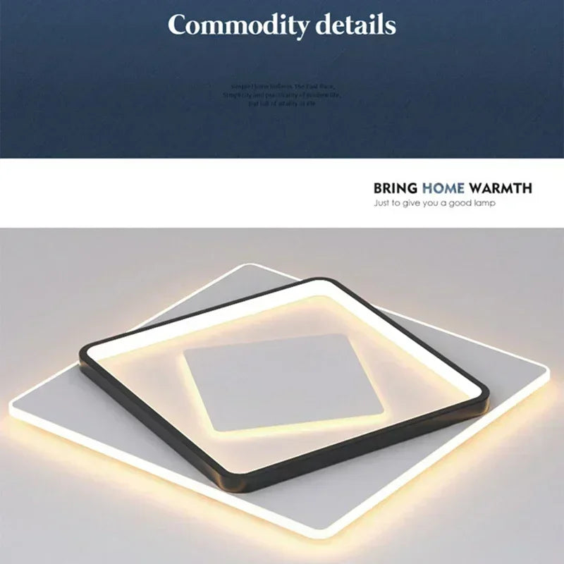 lustre moderne à leds pour décoration intérieure élégante - vue 10 sur 14