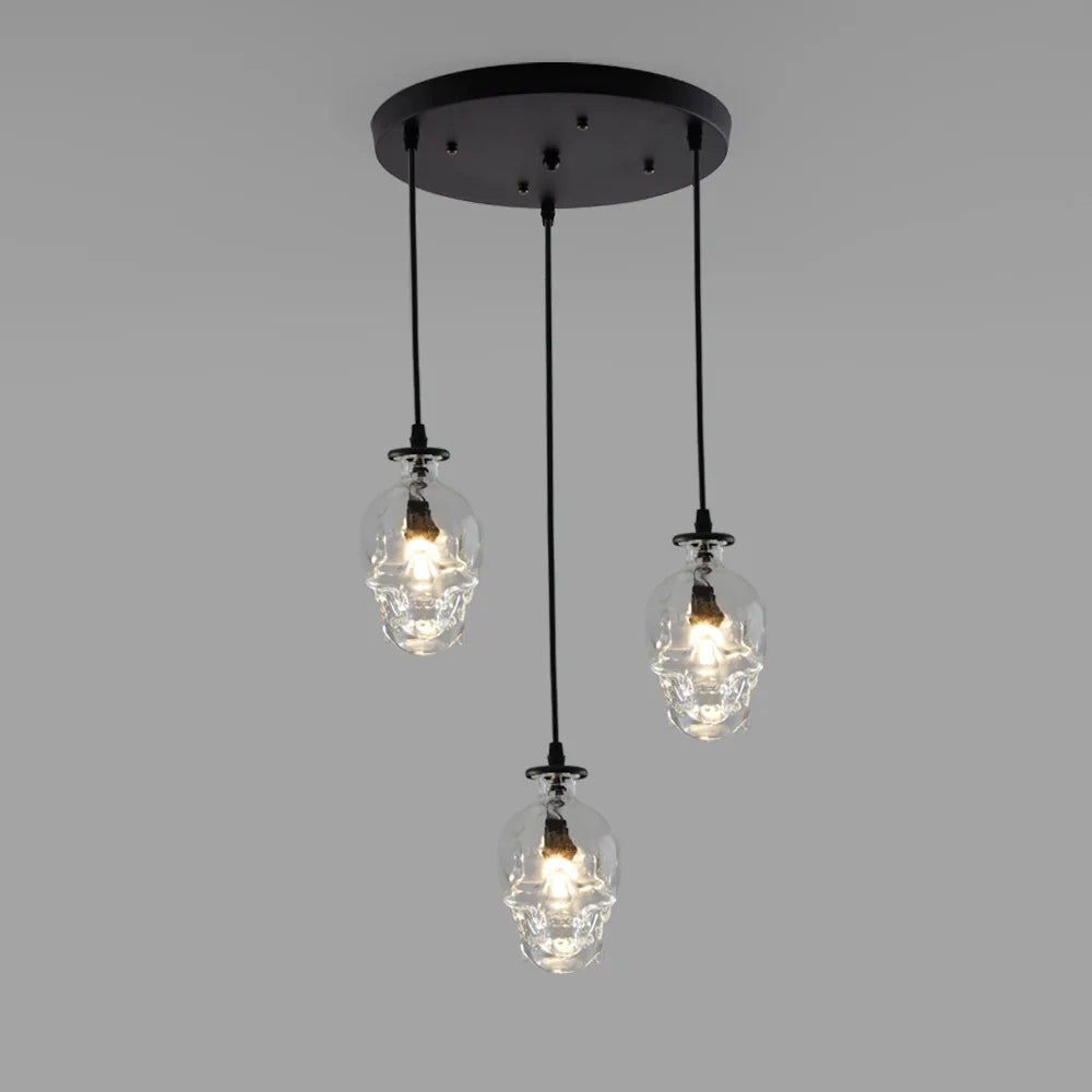 applique murale led industrielle tête de mort rétro - vue 8 sur 10