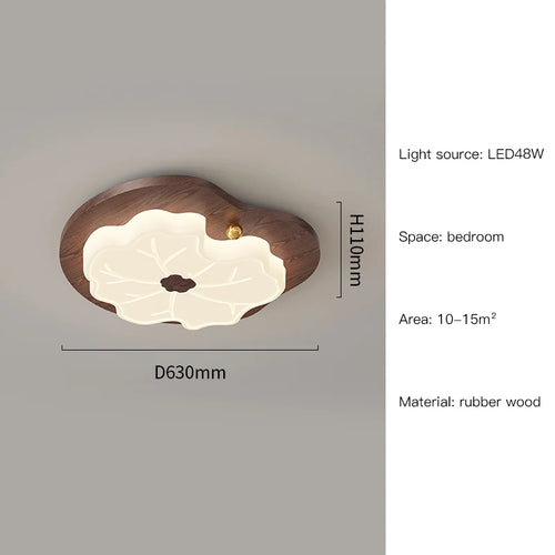 lustre moderne en imitation bois design créatif éclairage intérieur - vue 11 sur 14