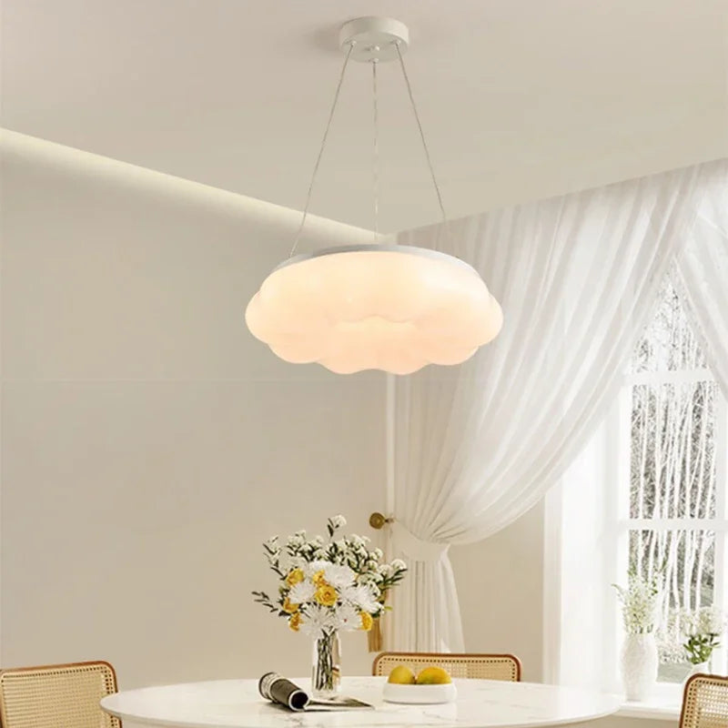 plafonnier led moderne en forme de nuage pour décoration intérieure - vue 6 sur 12