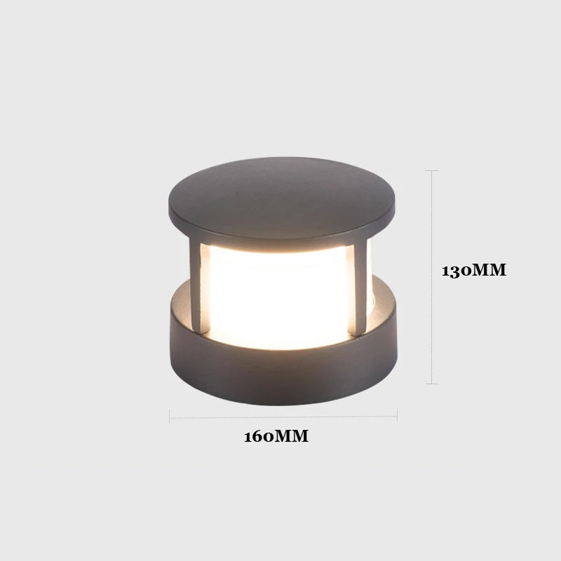 pack poteaux lumineux led extérieurs étanches haute luminosité - vue 7 sur 7