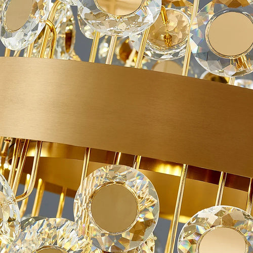lustre en cristal design italien pour décoration intérieure élégante - vue 5 sur 8
