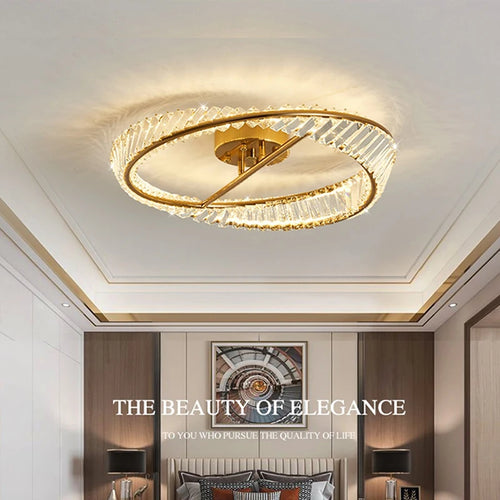 Plafonnier de luxe nordique salon créatif salle à manger lustre de plafond en cristal chambre décoration de la maison suspension LED lumières - vue 3 sur 20