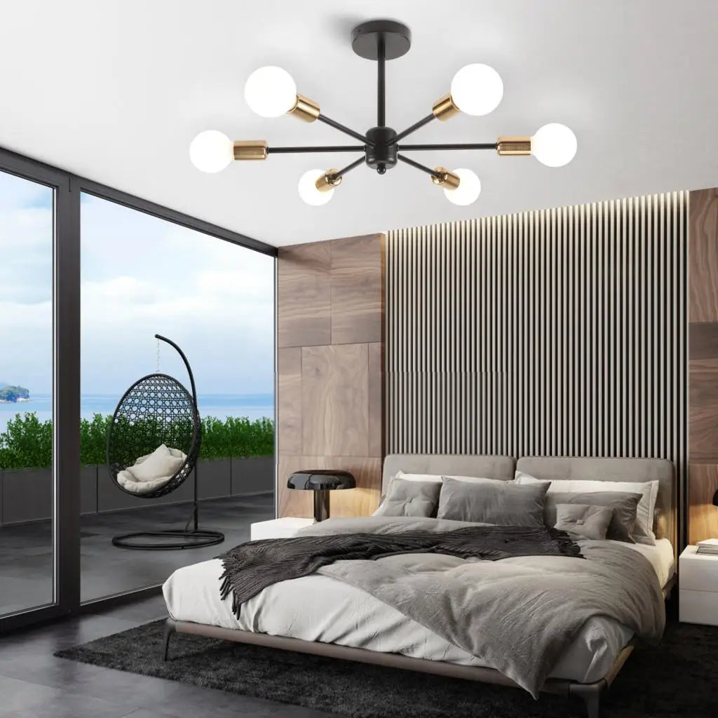 lustre led moderne pour un éclairage d'intérieur élégant - vue 5 sur 10