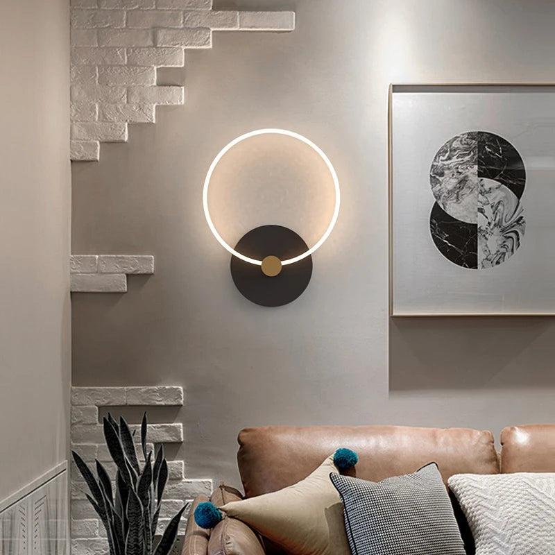 applique murale led moderne pour éclairage décoratif intérieur - vue 5 sur 14