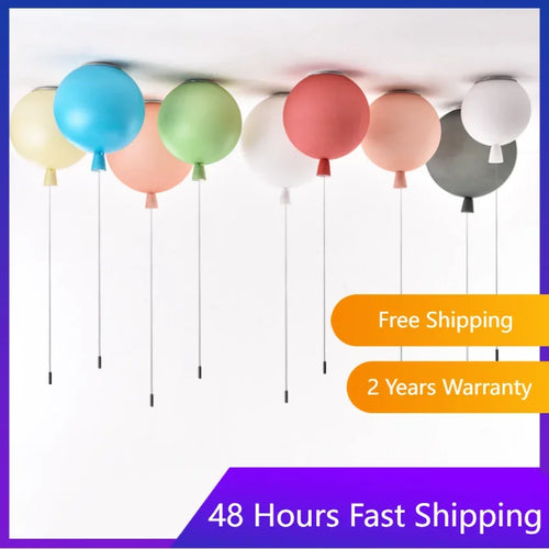 plafonnier ballon moderne pour enfants décoration école boutique - vue 2 sur 13