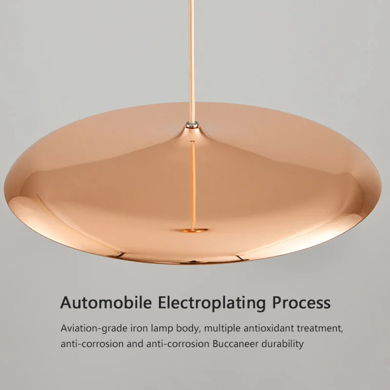 lampe led suspendue design nordique avec soucoupe volante - vue 6 sur 14