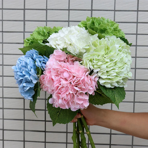 fleur d'hortensia artificielle pour décoration de mariage - vue 3 sur 11