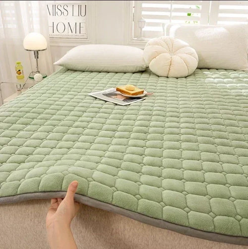 surmatelas en velours chaud épais pour un confort optimal - vue 11 sur 15