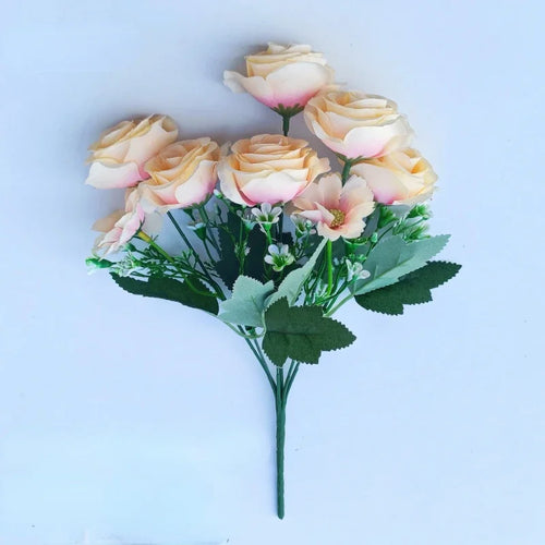 bouquets de roses artificielles pour mariage décoration romantique - vue 3 sur 10
