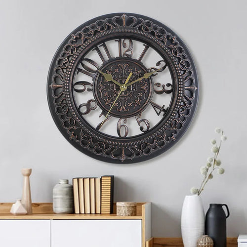 horloge murale créative ronde pour décoration intérieure moderne - vue 3 sur 6