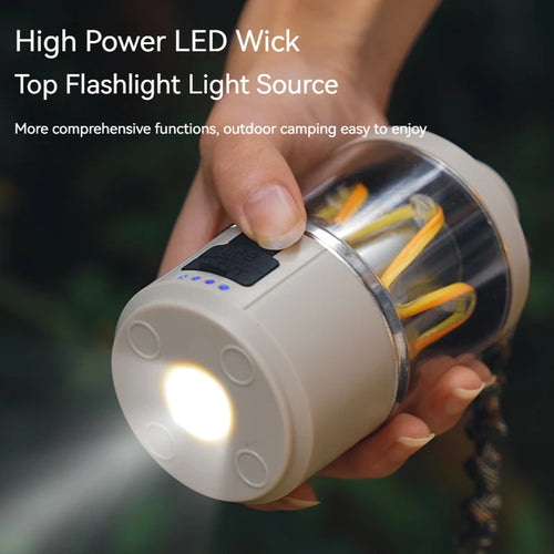 lampe de camping led rechargeable portable pour extérieur - vue 2 sur 6