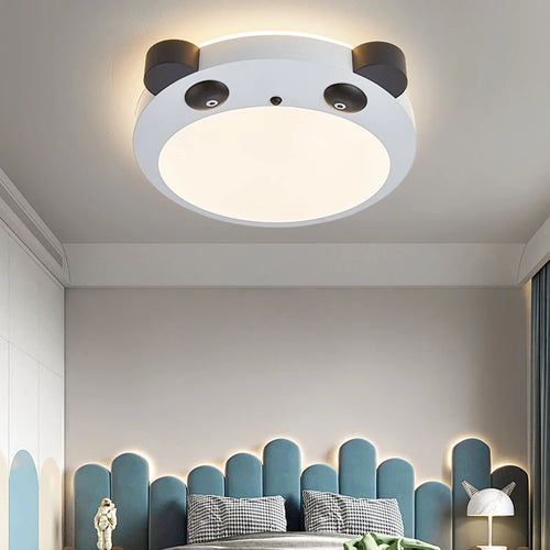 plafonnier led panda pour décoration chambre enfant - vue 4 sur 7