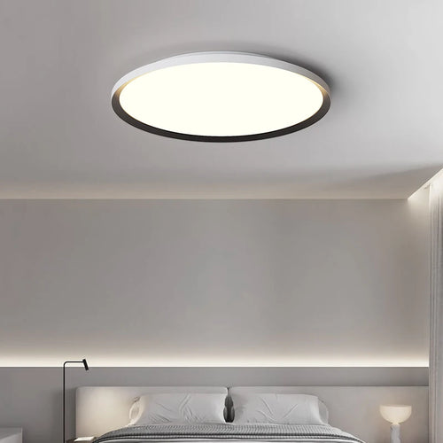 plafonnier led rond ultra-mince moderne sans protection stroboscopique - vue 4 sur 11