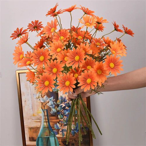 fleurs artificielles marguerites pour décoration mariage et bricolage - vue 11 sur 13