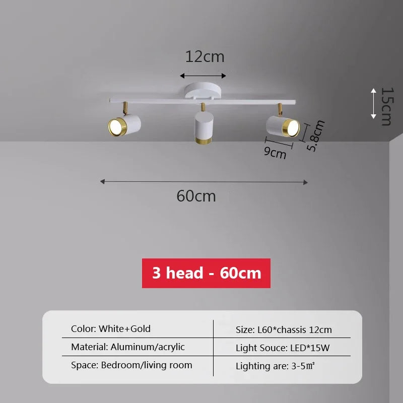 plafonnier led moderne à bande lumineuse décorative pour intérieur - vue 15 sur 21