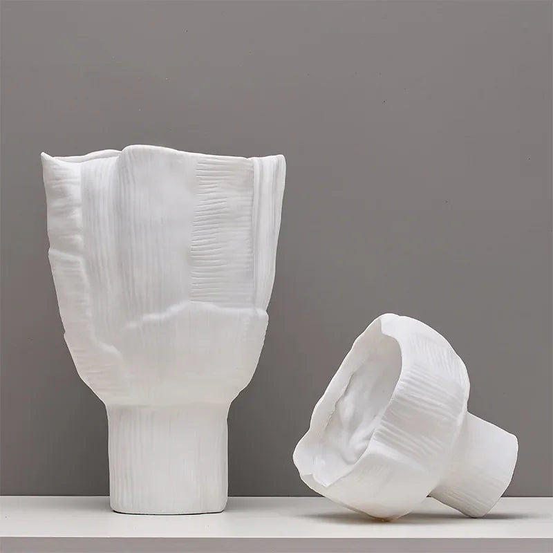 pots en résine géométriques pour fleurs et décoration artisanale - vue 3 sur 6