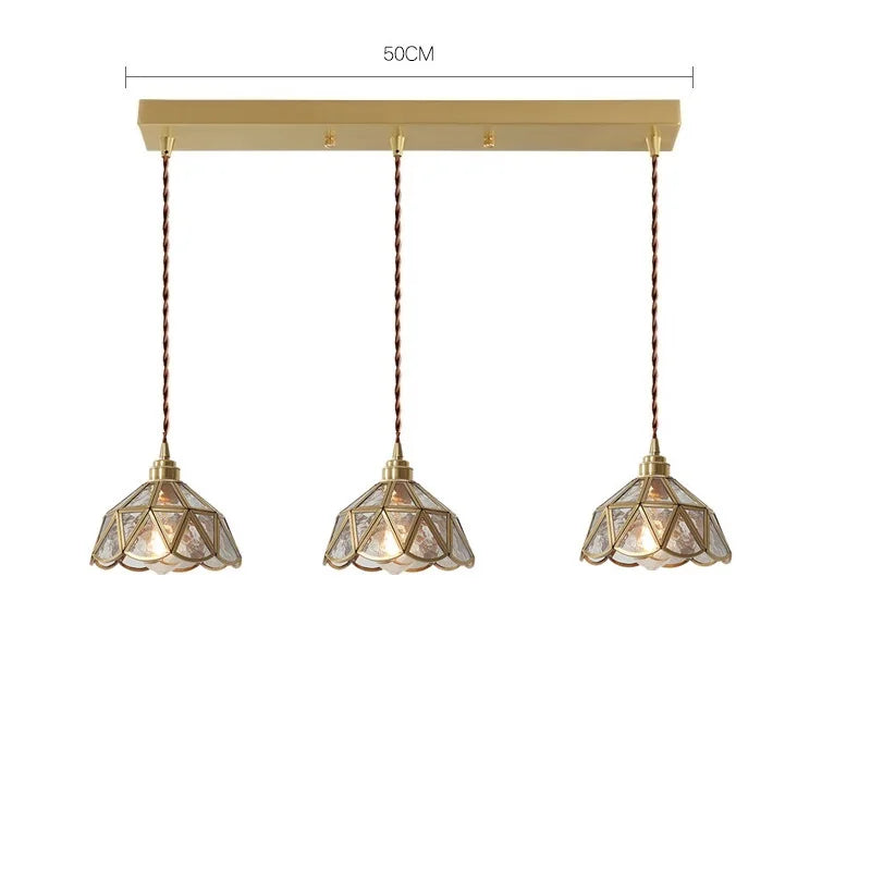 Suspension Nordique LED en Verre et corps doré - vue 16 sur 20