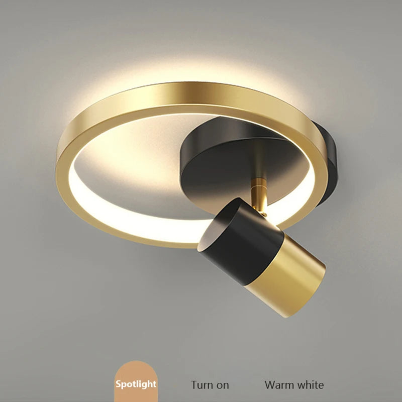 plafonnier led moderne pour décoration intérieure élégante - vue 6 sur 9