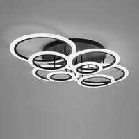 lustre à anneau moderne pour éclairage intérieur décoratif