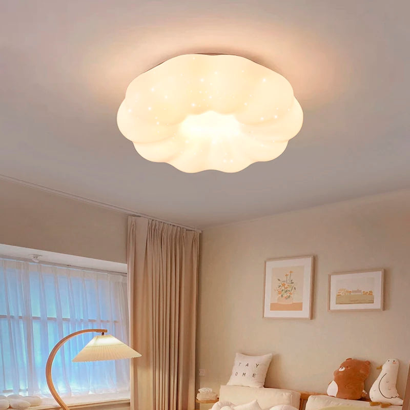 lustre led diamant gypsophile protection des yeux minimaliste - vue 3 sur 14