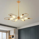 lustres modernes à led pour décoration intérieure élégante