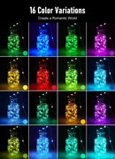 guirlande lumineuse à led avec télécommande pour fêtes et événements