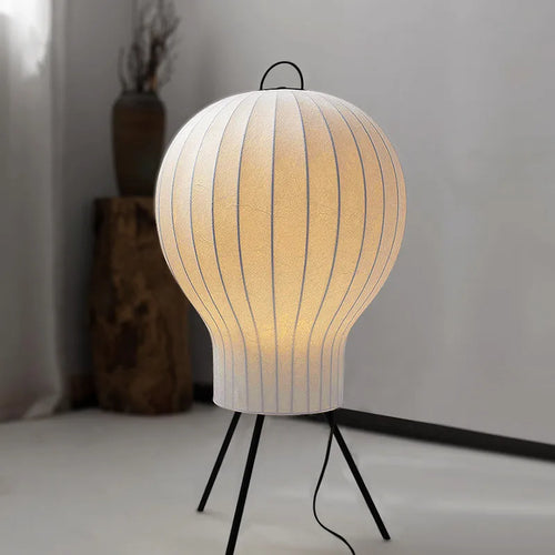 Jellyfish Floor Lamp Silk Standing Light Table Lamps for Bedroom Beside - vue 2 sur 7