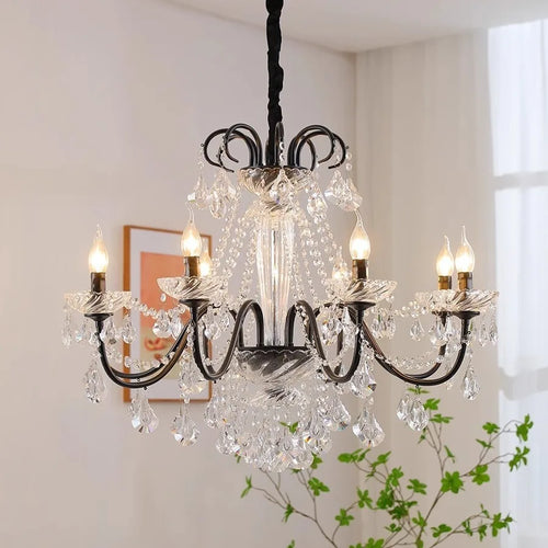 lustre moderne en cristal pour décoration intérieure élégante - vue 5 sur 11