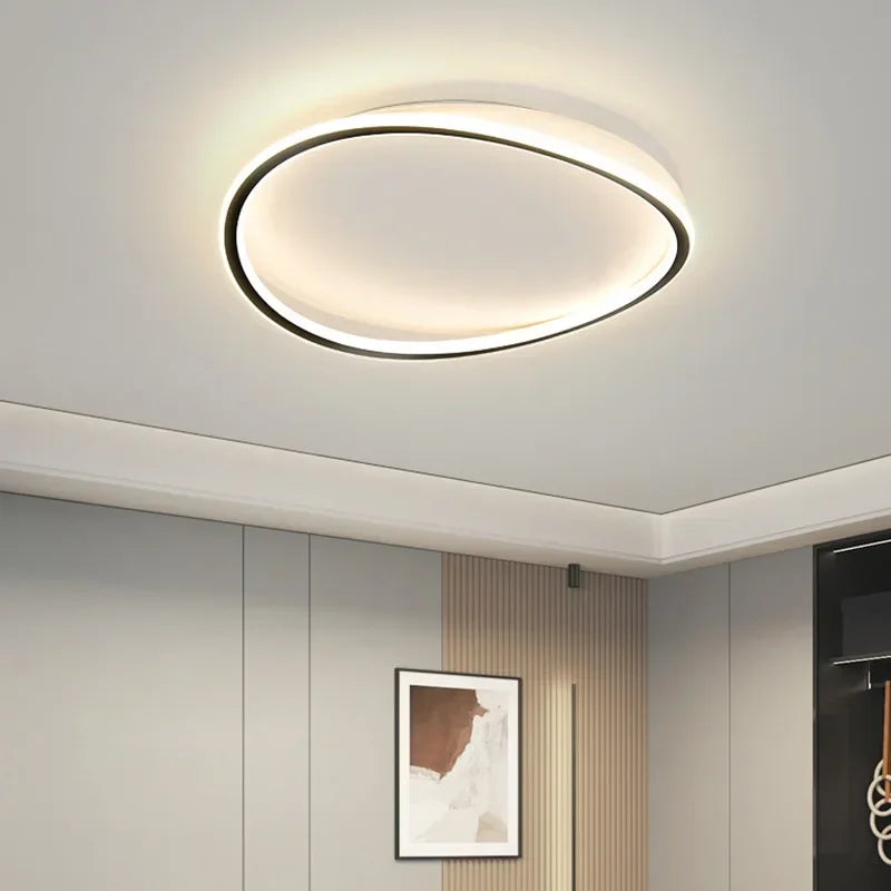 lustre moderne à leds pour décoration intérieure - vue 3 sur 12
