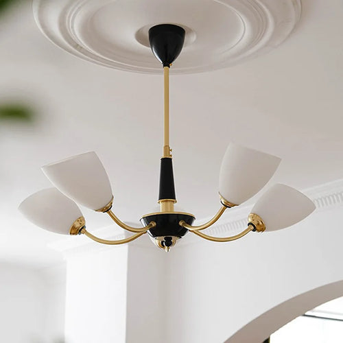 lustre à led moderne design nordique pour intérieur élégant - vue 4 sur 11
