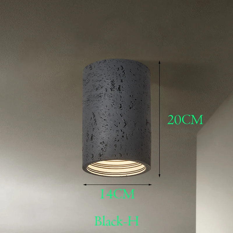 Wabi Sabi – spot lumineux Led en ciment rouge - vue 11 sur 16