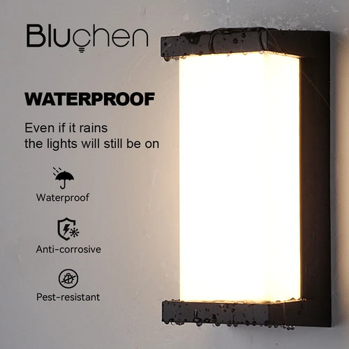 applique murale extérieure led étanche pour éclairage décoratif - vue 2 sur 9
