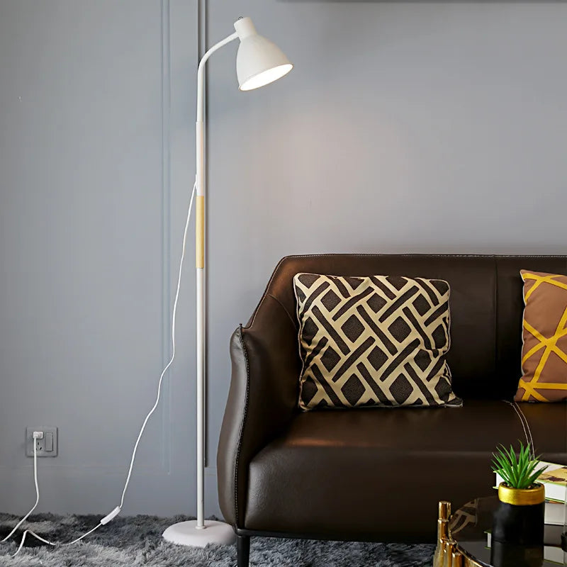 Lampadaire loft Noir Debout - vue 6 sur 8