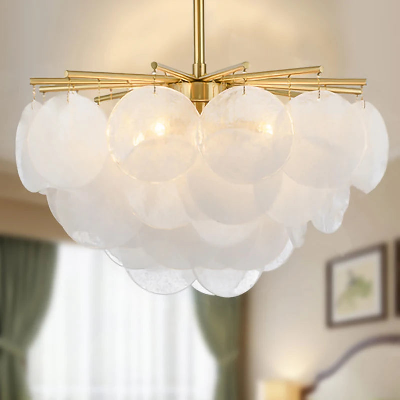 lustre en verre de luxe pour décoration intérieure élégante - vue 2 sur 8