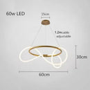 lustre design nordique à led intensité variable pour intérieur