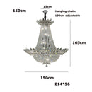 lustre led k9 cristal à intensité variable design moderne 2024