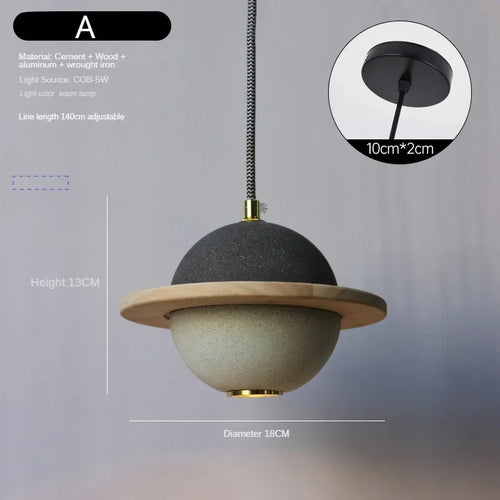 lustre moderne à led design créatif pour enfants - vue 14 sur 15