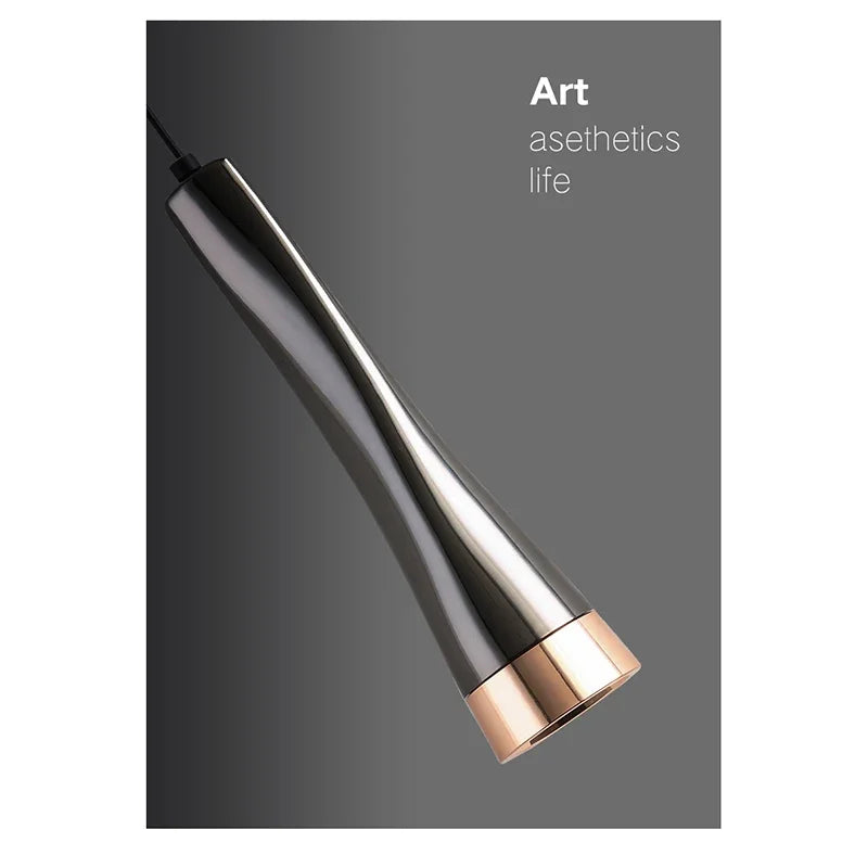Lamp Modern Bedside Lights Elegant Aluminum Light Fixtures Adjustable Mini Metal Ceiling Lights For Kitchen Island Dining Room - vue 4 sur 10
