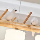 suspension en bois style nordique et japonais