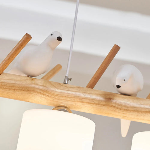 suspension en bois style nordique et japonais - vue 6 sur 8