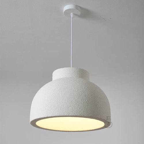 lampe pendante en ciment style wabi-sabi pour restaurant - vue 7 sur 10