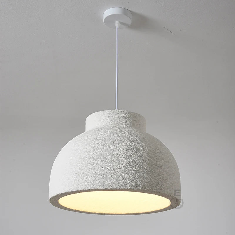 lampe pendante en ciment style wabi-sabi pour restaurant - vue 6 sur 10