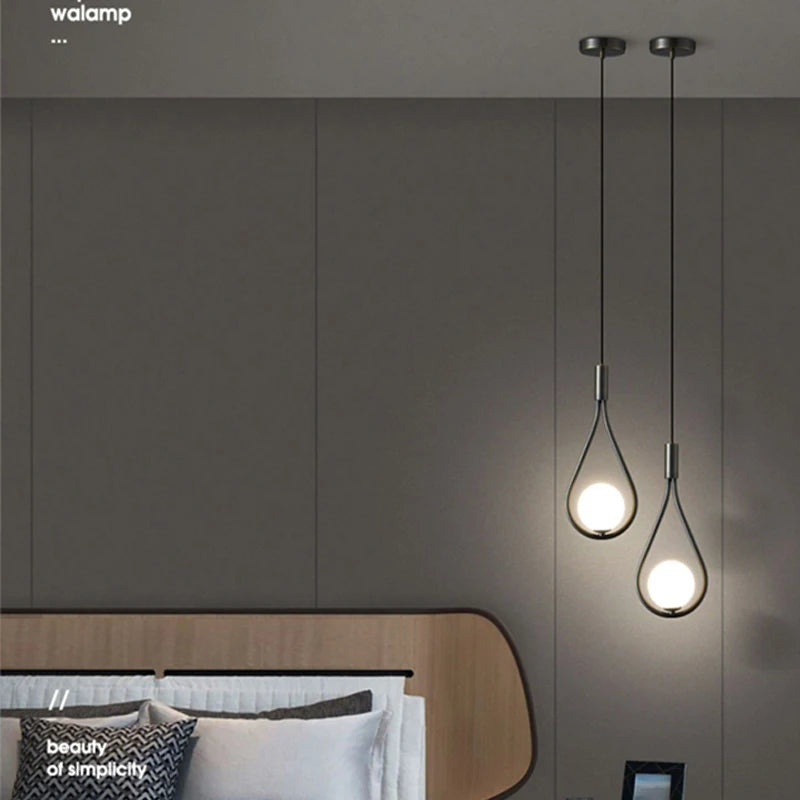 Suspension LED d'intérieur avec cordon G9 - vue 3 sur 9