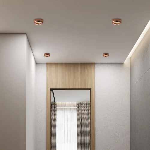 plafonnier led intégré design pour éclairage moderne discret - vue 4 sur 9