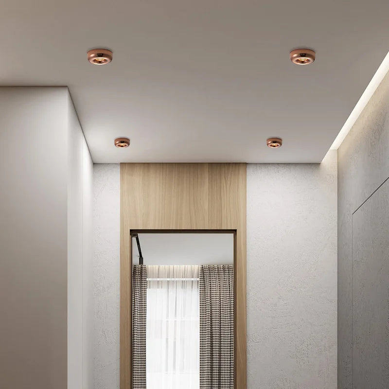 plafonnier led intégré design pour éclairage moderne discret - vue 4 sur 9