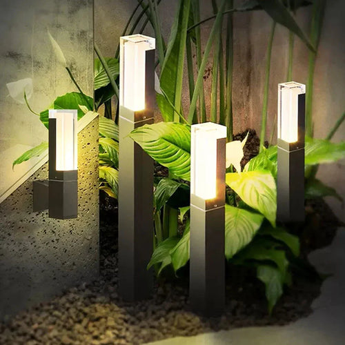 Bornes lumineuses LED avec détecteur de mouvement PIR - vue 2 sur 18