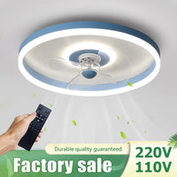 plafonnier led moderne avec ventilateur pour éclairage intérieur