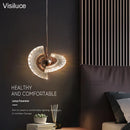 lustre nordique en cristal acrylique avec éclairage led